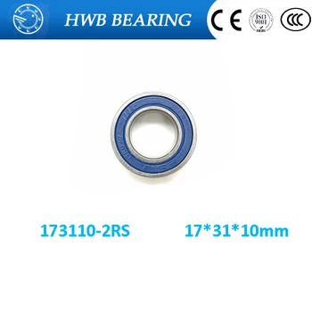 

Free shipping 173110-2RS hybrid ceramic deep groove ball bearing 17x31x10mm for bicycle part 17*31*10 mm