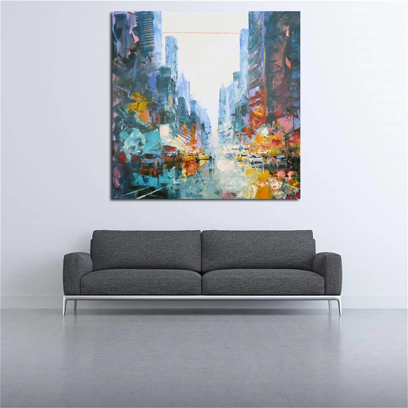 

New York City Watercolor Artwork Canvas Painting Prints Bedroom Home Decoration Modern Wall Art Oil Painting Posters Pictures