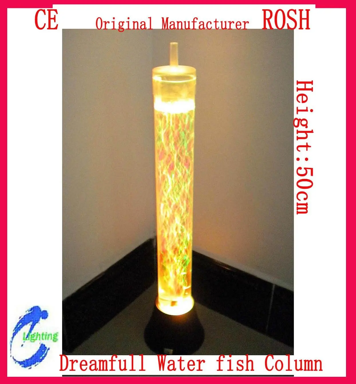 Colorfull 500MM Height LED Water Column Light on