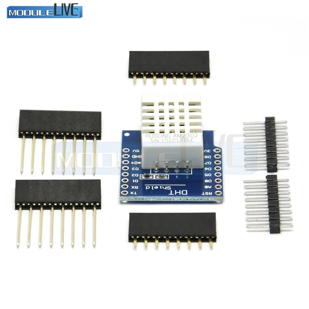 

DHT22 AM2302 Shield Digital Temperature and Humidity Sensor Board Module for Wemos D1 Mini
