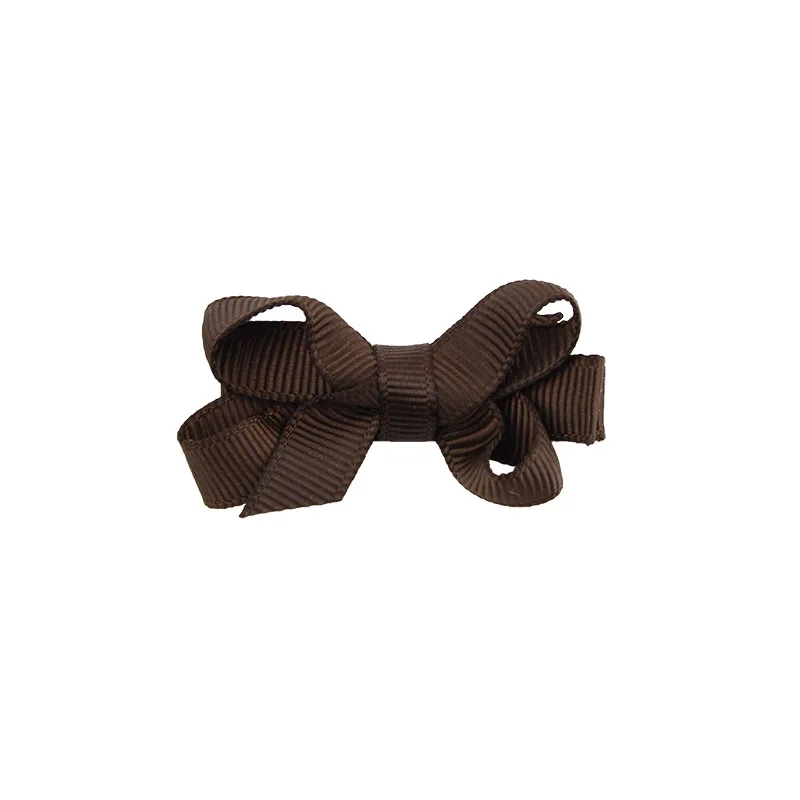 High quality Lovely Hair Clip Girls Hair Bows Hairpins Grosgrain Ribbon hair clips kids hair accessories  (2)