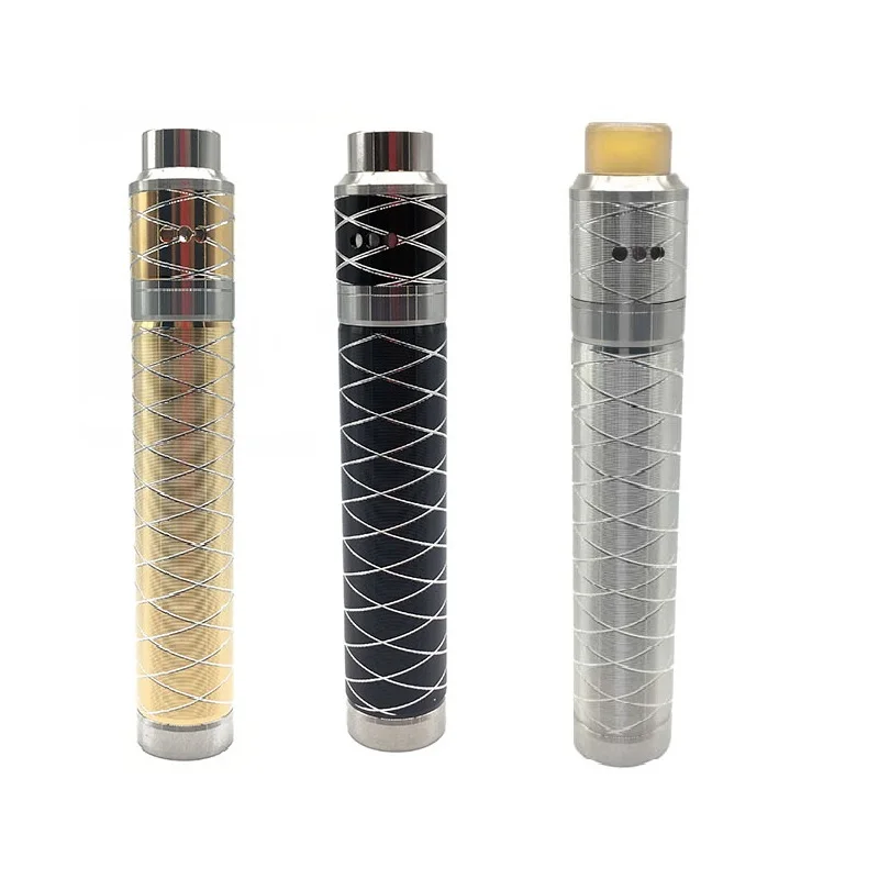 

Ulton MK Style 24mm Mech Mod with RDA /vape mod kit/ /cigarette electronique (Rough) support by 18650 Battery