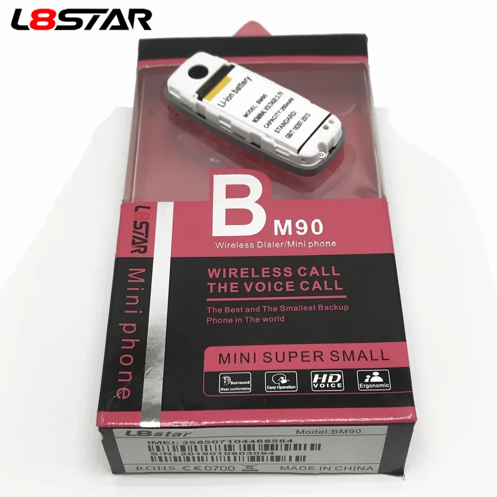 L8STAR BM90 2019 новейшая версия мини телефон супер маленький волшебный голос Bluetooth
