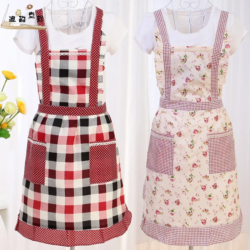 polyester cotton aprons kitchen essential protective clothing princess