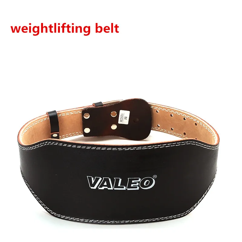 15cm Weightlifting Belt Leather Men Lumbar Protection Gym Fitness