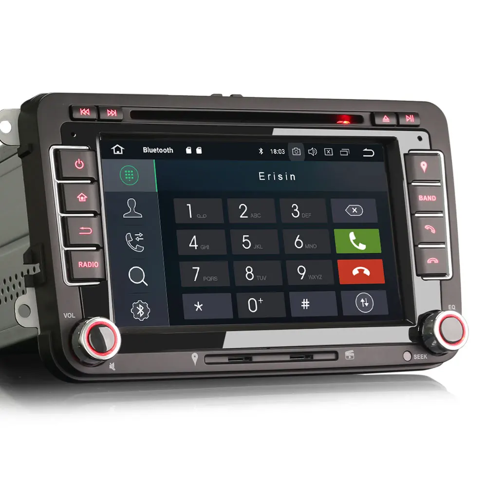 Perfect 8" Android 8.1 OS Car DVD Multimedia GPS Radio for Skoda Rapid 2012-2013 & Skoda Fabia 2004-2014 & Skoda Fabia Combi 2008-2014 2