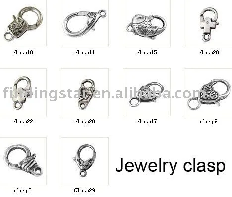 different types of necklace clasps