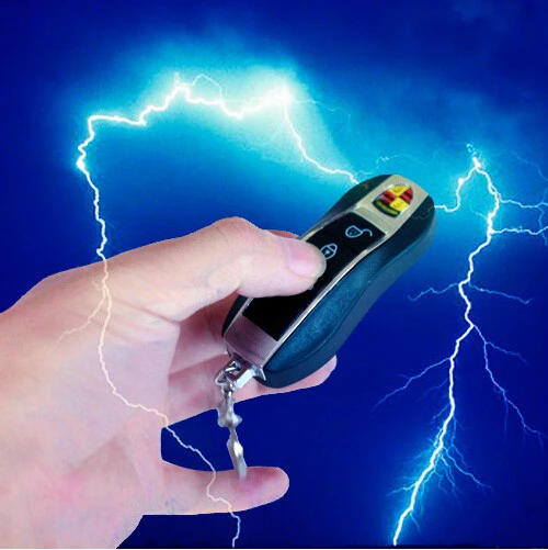 

Funny April Fools' Day Gift Creative Artificial Car Key Electric Shock Toy Novelty Prank Toy Joke gift Free Shipping