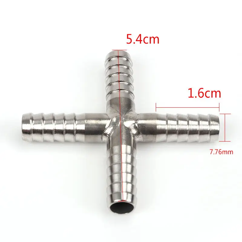Шланг Splicer ветка типа T& U& Y& образный фитинг, нержавеющая сталь Т-образный шланг с колючей фитинг с 8 мм пивной шланг домашнего пивоварения
