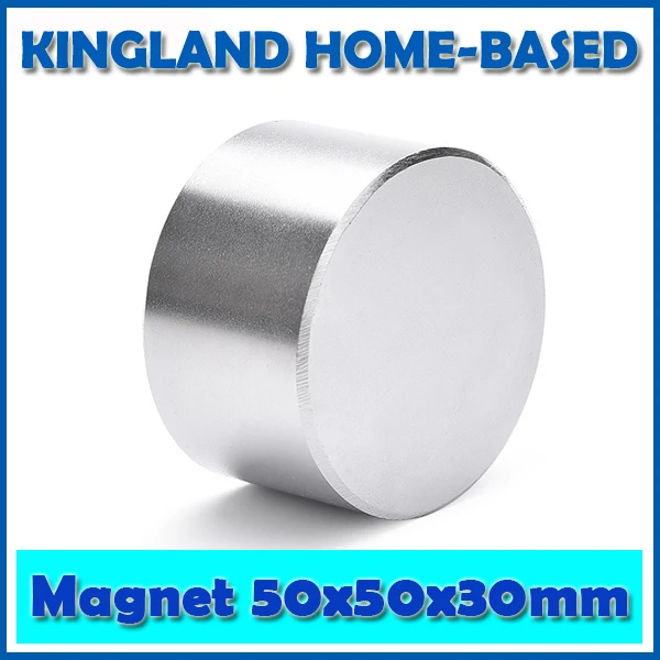 Free Shipping 1pc Dia 50x30 Mm Hot Round Magnet 50*30mm