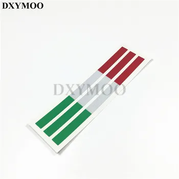 

Wholesale 50lots 12x0.8cm Car Styling Motorcycle Helmet HF JDM National Flag Italy Flag Car Sticker Decals for Vespa Piaggio