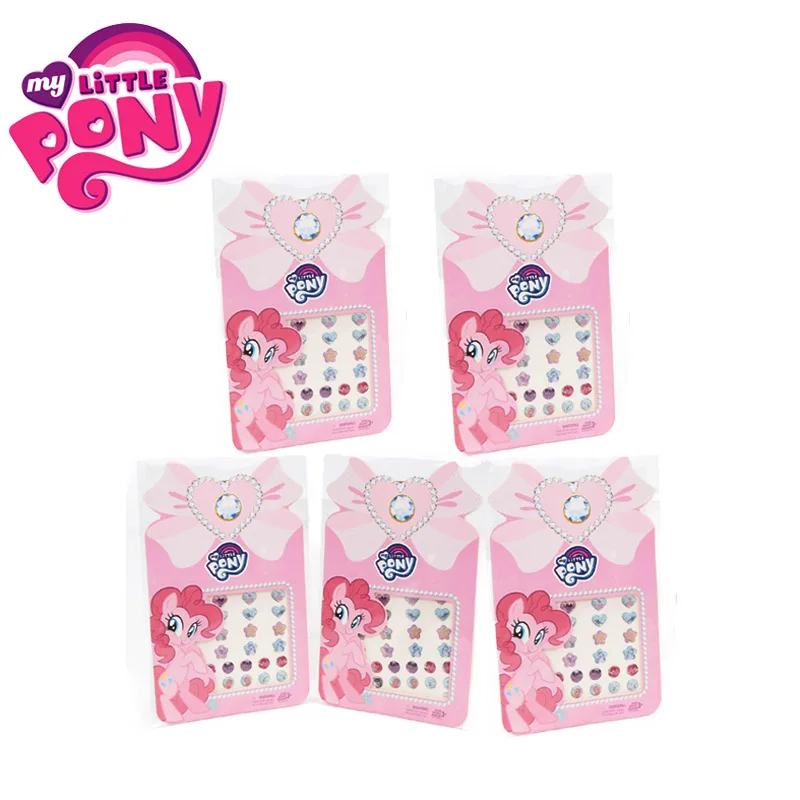 Новый набор из 5 ти пинок игрушки My Little Pony ПВХ наклейки для пони упаковка детские