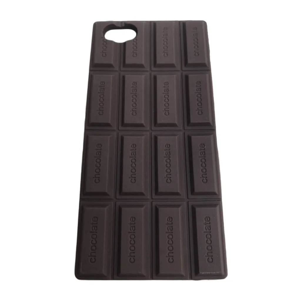 

5 Pcs New 3D Chocolate Bar Look Soft Shell Silicone Case Smartphone Cover Skin For iPhone 5 5S Mobile Phone Case