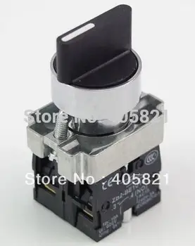 

1N/O+1N/C Standard Handle 2 Position Momentary Select Selector Switch Spring Return Mouting Hole 22mm