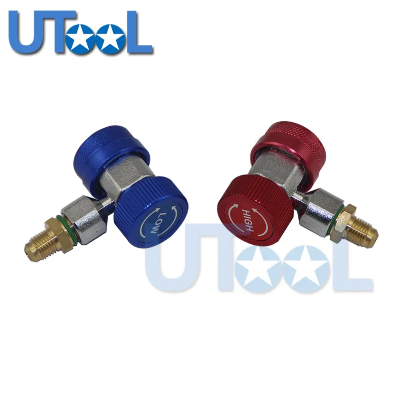  Refrigeration Air Conditioning Manifold Gauge Maintenence Tools R134A Car Set With Carrying Case