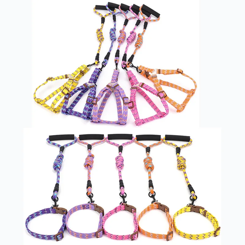 [GIIWIN]Pet Products for Pet Dog Collars Harnesses Leads Small Large Dog Supplies Dog-Collar Harness Leash For Animal PY0514 (2)