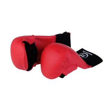 

karate Gloves Without Thumb Blue Red karate Mitts For Training