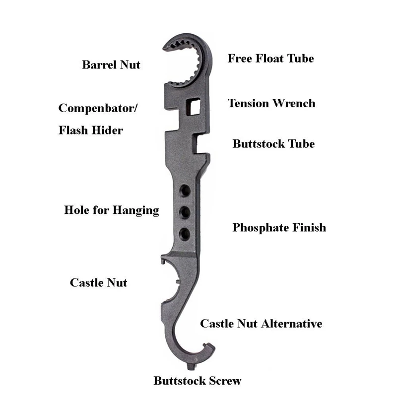 Прочный AR-15 AR15 инструмент M16 M4 серия комбинированный ключ для винтовки комбинированный многофункциональный инструмент для наружной охоты страйкбол стрельба пистолет
