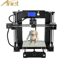 Анет A6 auto level/нормальный A8 3d принтер RepRap Prusa i3 3D комплект принтера DIY Бесплатная 1rolls 0.5 кг нити impressora 3d принтер