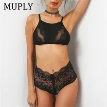 Женские сексуальные кружевные прозрачные стринги с цветочной вышивкой, трусики, нижнее белье, комплект с бюстгальтером, бюстгальтер на бретельках, трусики, трусики, костюмы