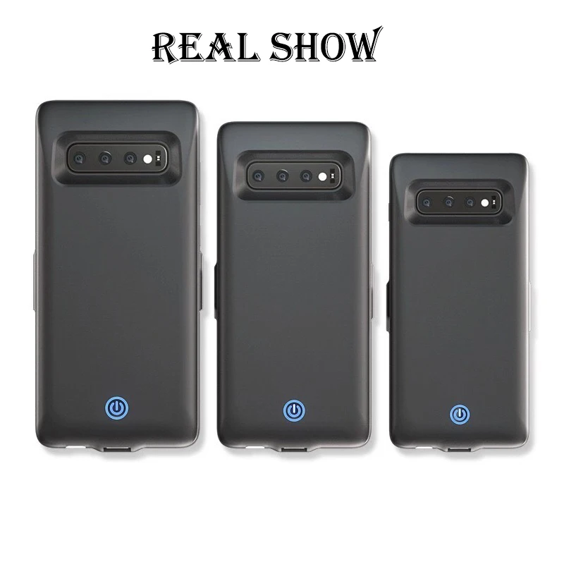 Роскошные 7000 мА/ч Батарея Зарядное устройство чехол для samsung Galaxy S10 Мощность