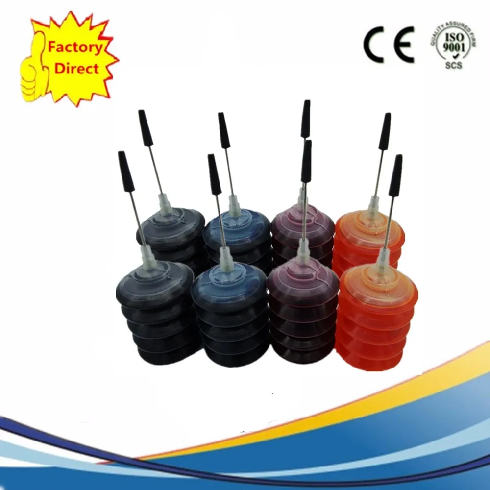 Универсальный Премиум набор чернил для заправки всех принтеров СНПЧ в бутылках - Цвет: 30ML 2SET