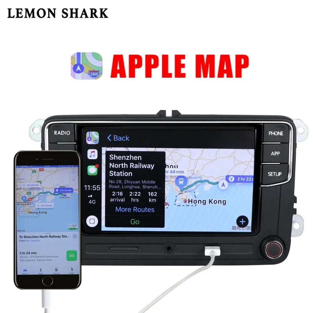 Tanie Rcd330 Plus RCD330G samochód Carplay radio mib RCD 330 330G 6RD 035 187B dla VW Golf 5 6 Jetta CC MK6 MK5 Tiguan Passat B6 B7 187B