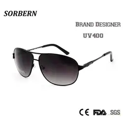 Sorbern Classic Pilot Sunglasses Для мужчин Брендовая Дизайнерская обувь солнцезащитные очки UV400 защиты вождения очки люнет de soleil