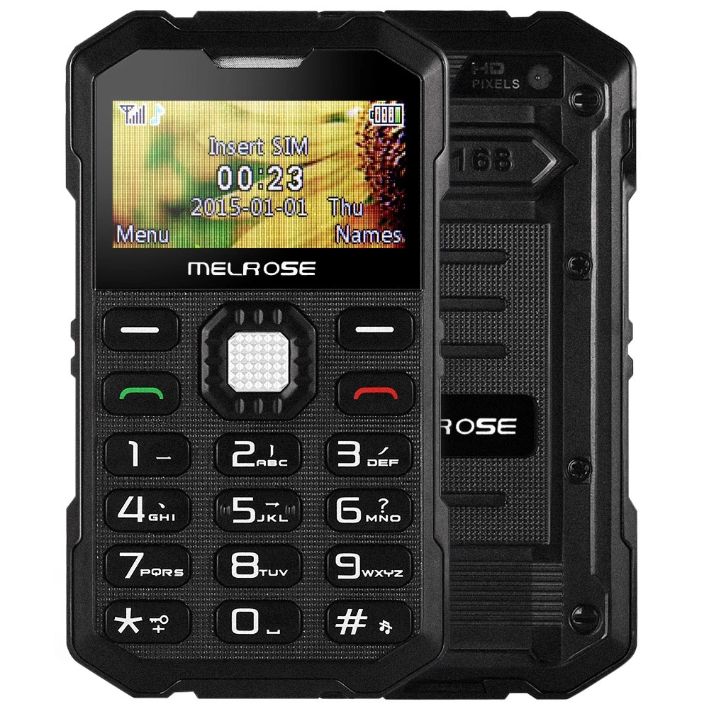 

Melrose S2 Mini Shockproof Russian keyboard Single sim card Pocket student mobile phone Support Camera Bluetooth MP3