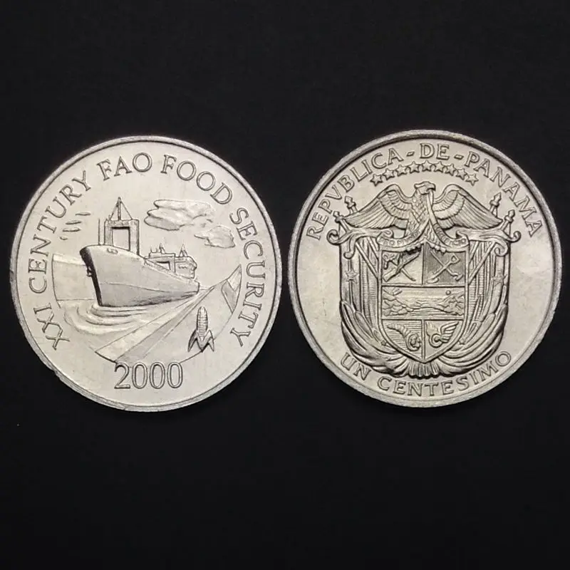 Панама 1 Centesimos 2000 KM132 F.A.O Singal coin UNC нециркуляционная для коллекционирования 100%