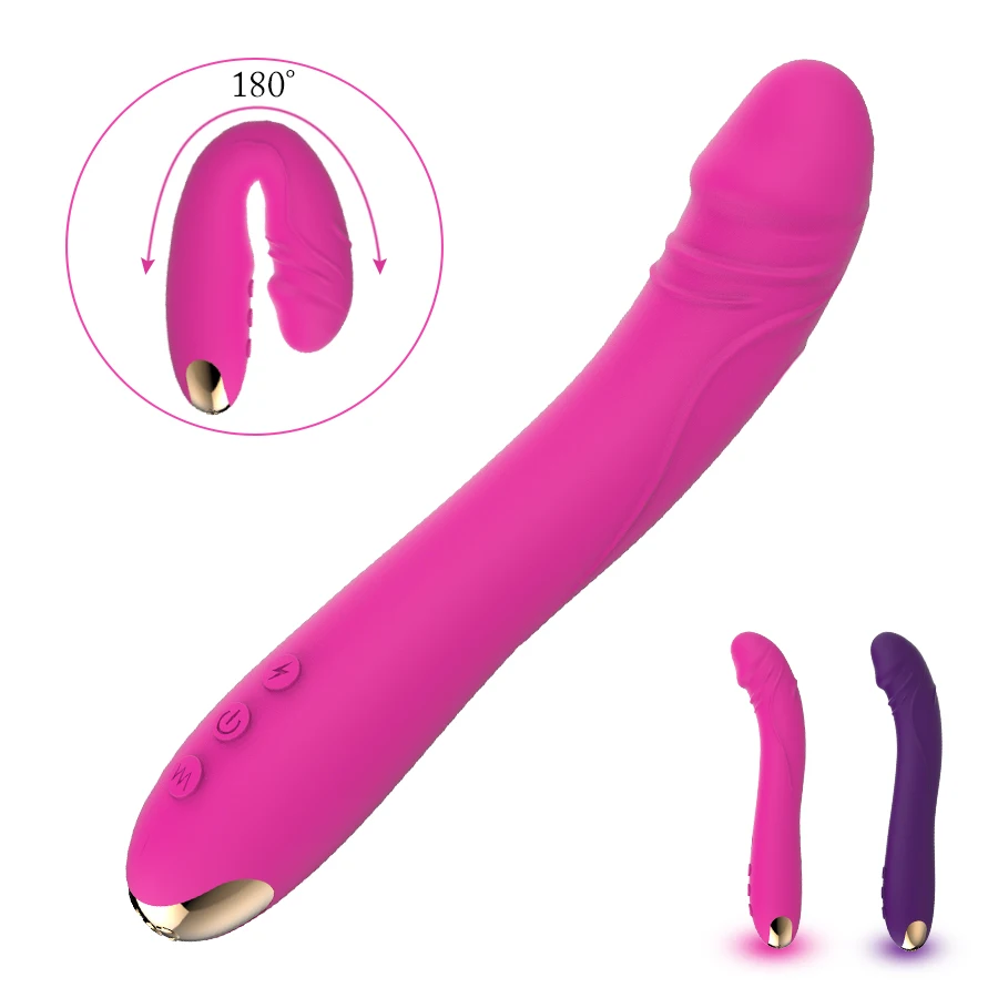 10 Mode Soft Dildo Vibrator for Women