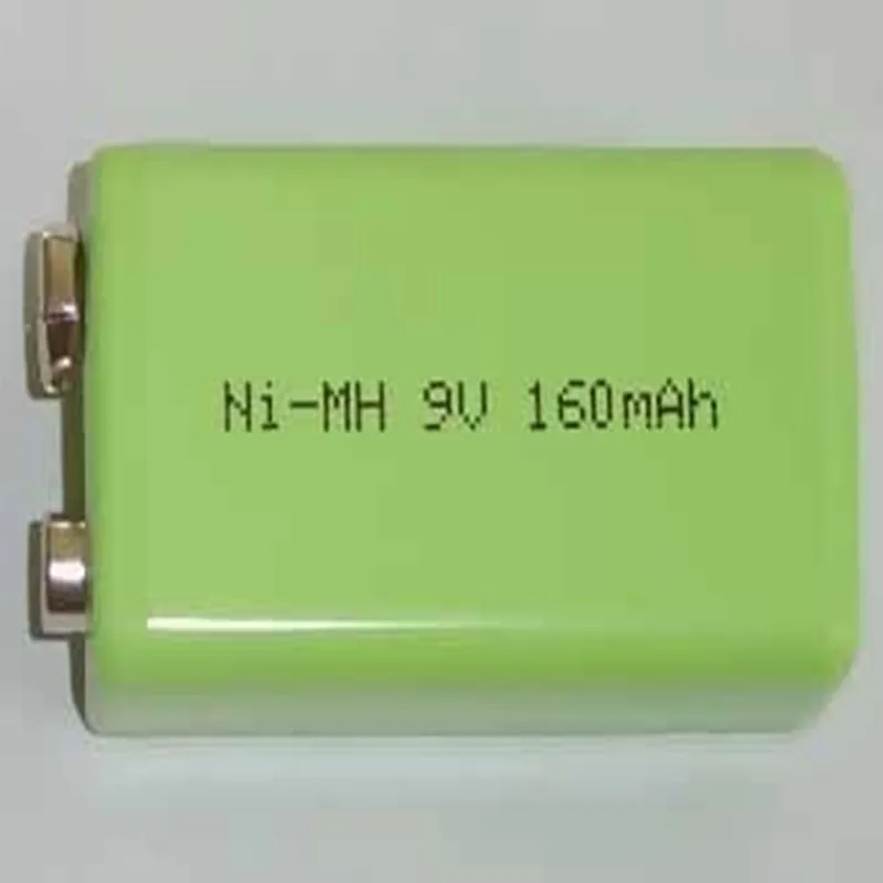 Free shipping High quality wireless microphone battery Ni MH 9V 160mAh