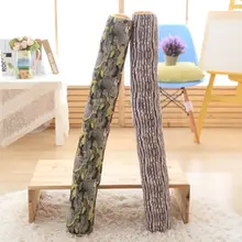 Nooer Creative Soft Tree Trunk Stuffed Plush Toy Tree Stump Doll Long Wood Log Bed Sleep