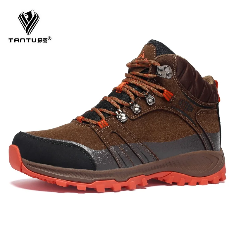 

TANTU Winter Warm Men's Winter Ankle Boots Men/Women Winter Waterproof Snow Boots Leisure Casual Boots Trekking Shoes