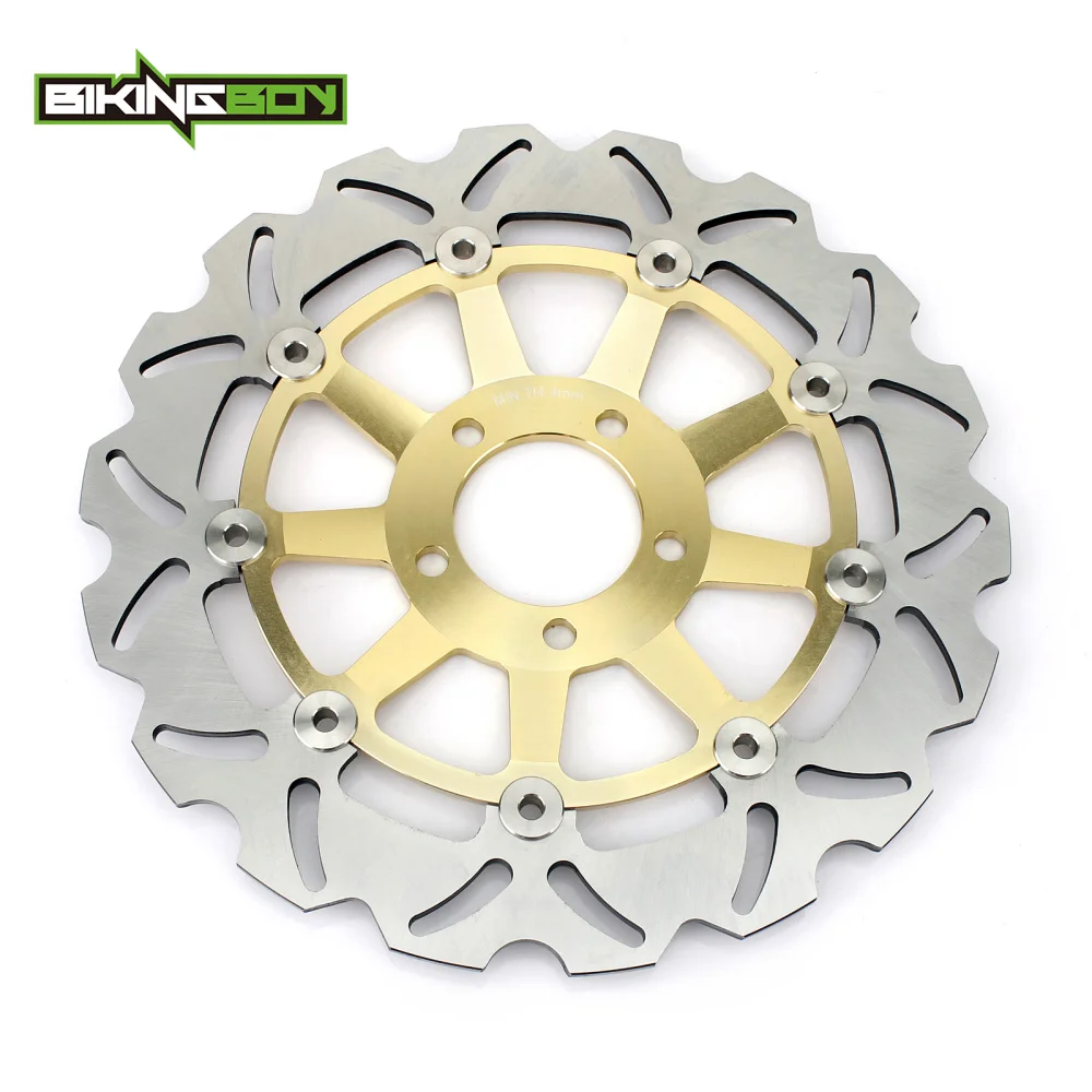 

BIKINGBOY Front Brake Disc Rotor Disk ZR250 91-95 ZR 250 Balius II 97-05 ZZR 250 90-95 W650 EJ650 99-04 03 ZL 600 Eliminator B2