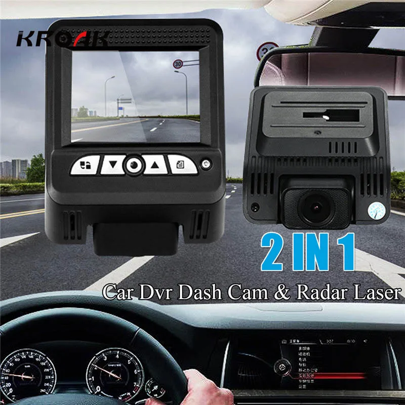 

Mini Car DVR Camera 2 In 1 1080P Full HD Video Recorder Car Camcorder Camera G-SENSOR Dash Cam LDT Radar Laser with Car Charger