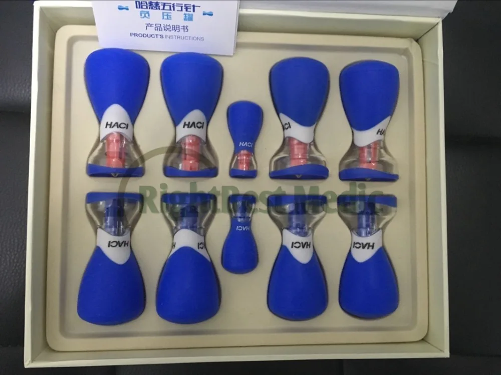 2018 New Deluxe HACI Magnetic Acupressure Suction Cupping Set HACI Wu Xing Zhen 10 Cups Magnetic cupping acupuncture therapy 2018 New Deluxe HACI Magnetic Acupressure Suction Cupping Set HACI Wu Xing Zhen 10 Cups Magnetic cupping acupuncture therapy