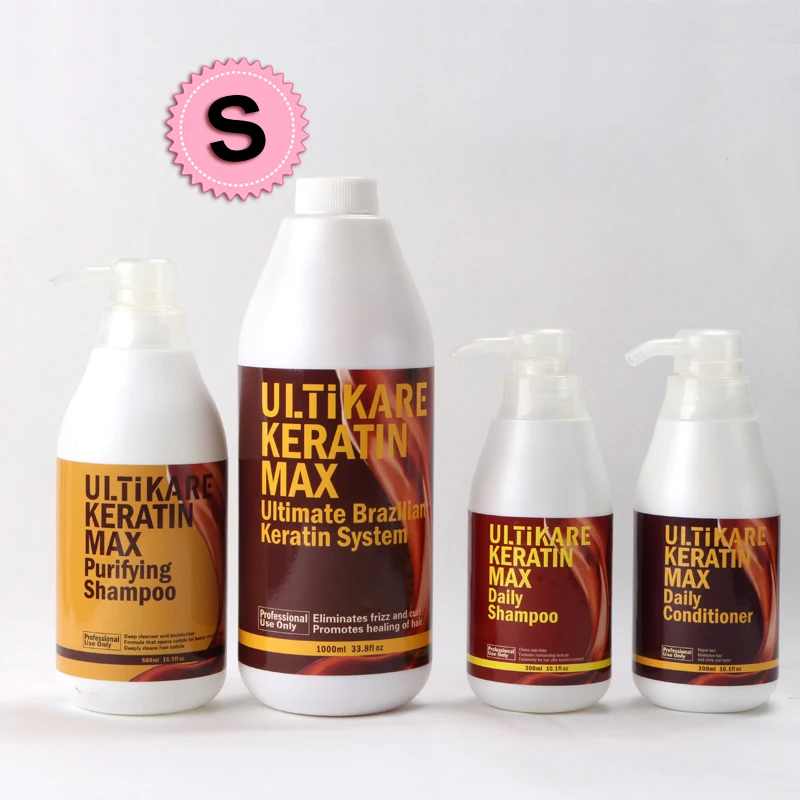 Hot Sale 8% Brazilian Keratin Treatment+Purifying Shampoo+DAILY SHAMPOO+CONDITIONER Straighten and Repair Damage Hair System Hot Sale 8% Brazilian Keratin Treatment+Purifying Shampoo+DAILY SHAMPOO+CONDITIONER Straighten and Repair Damage Hair System