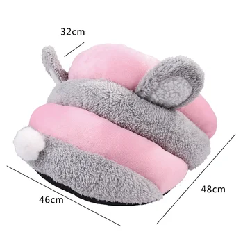 

Hoopet Pet Dog Cat Bed Warm Soft Sleeping Bag Kitten House Sack Bed Kennel Cave Pet Home Blanket Mat Cushion 2019 New