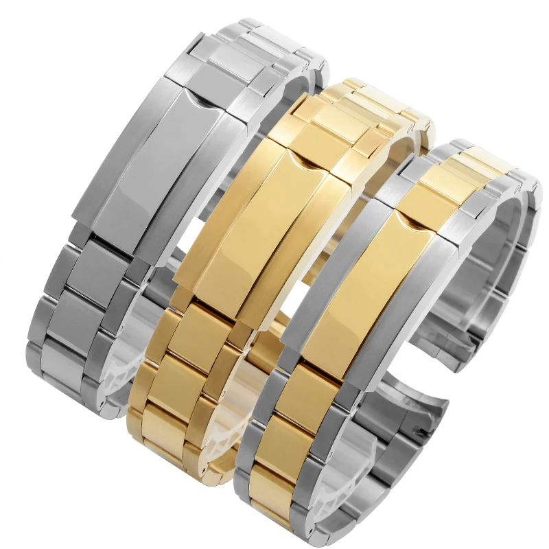 Серебристый золотистый Металлический Браслет Fit Submariner 116610 LV 97200 браслет из