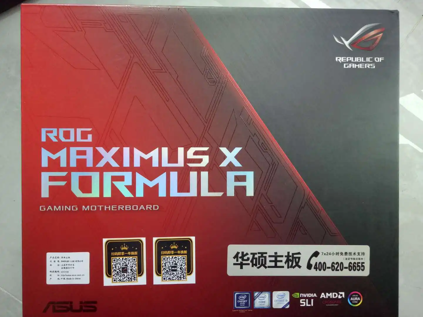  ASUS MAXIMUS X FORMULA M10F Desktop motherboard M10F Intel Z2370 LGA1151 DDR4 PCI-E 3.0 M.2 USB3.1 