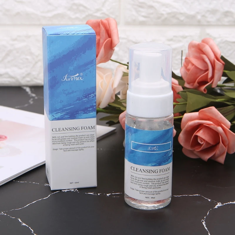  60ml Powerful Cleansing Soft Foaming Detergent Eyelash Lashes Extension Tool