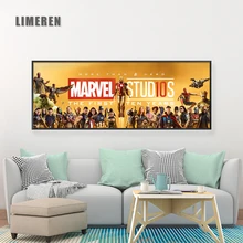 Marvel Canvas Painting Poster The First Ten Years Anniversary Poster and Prints Golden Movie Memory Wall Picture Fans Home Decor prokopoff the modern dutch poster the first fif ty years pr only