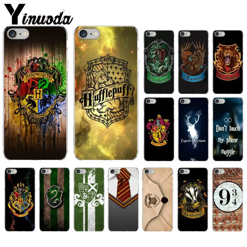 

Yinuoda Harry Potter Always Slytherin School Transparent Soft Phone Cover for iPhone 6S 6plus 7 7plus 8 8Plus X Xs MAX 5 5S XR