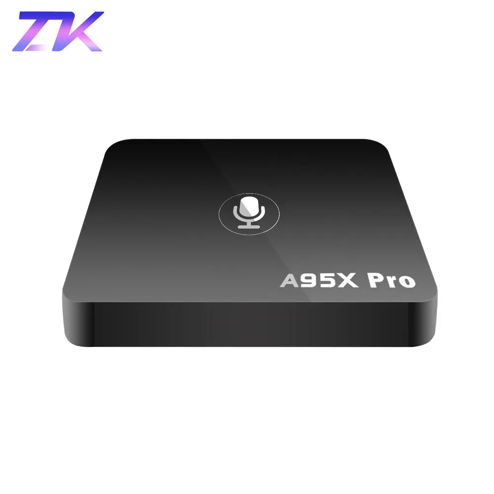 A95X برو جوجل التلفزيون مربع الذكية الروبوت 7.1 التلفزيون مربع 2 GB 16 GB صوت التحكم عن بعد Amlogic S905W جوجل لاعب مخزن نيتفليكس يوتيوب