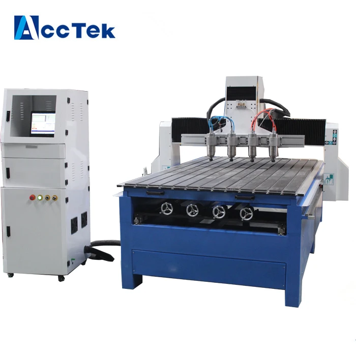 Multi spindle drill head,3D 4 heads cnc wood router machine,multi