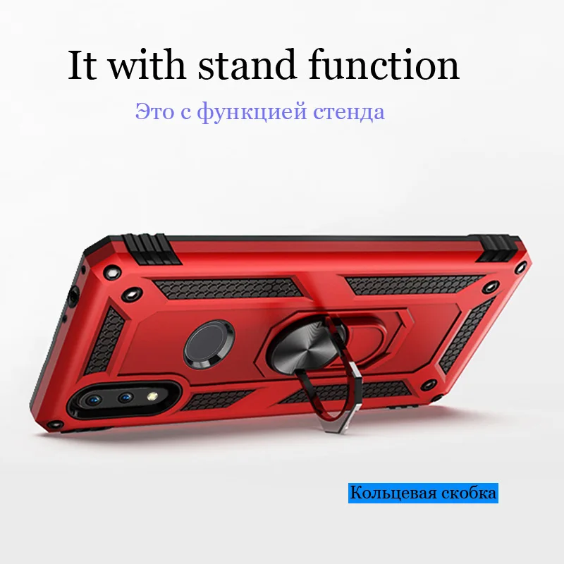 

Luxury Magnetic Ring Case for Xiaomi Redmi Note 7 Note7 Pro Silicone Armor Bumper Shockproof Phone Cover For Xiaomi9 9 SE