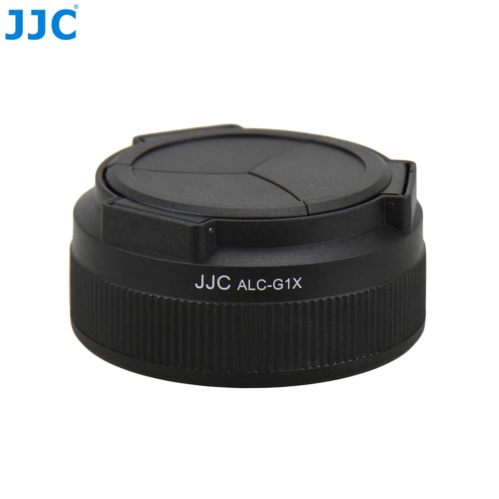 JJC Camera Auto Lens Cap for CANON POWERSHOT G1X Black Automatic Lens