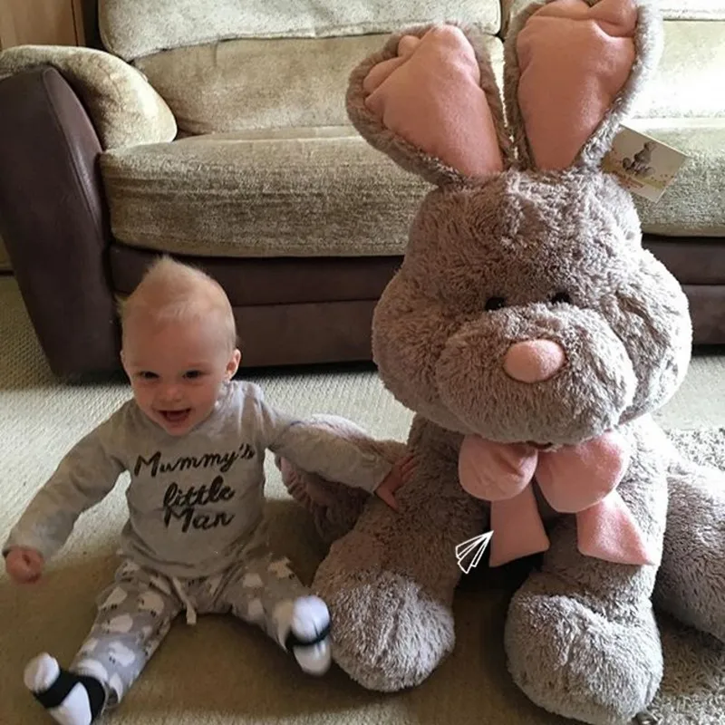 Conejo de regalo de Navidad muñeca kawaii suave almohada anime peluche para niños juguetes niño novia regalos Decoración