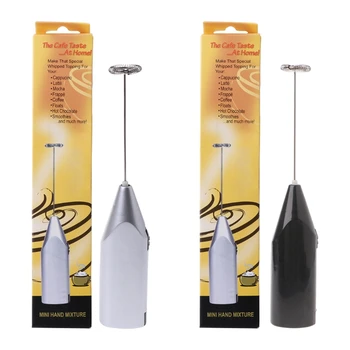 

SKYMEN Milk Frother Whisk Handheld Battery Operated Electric Coffee Mixers Egg Beaters